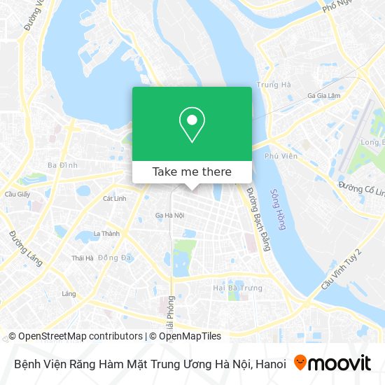 Bệnh Viện Răng Hàm Mặt Trung Ương Hà Nội map