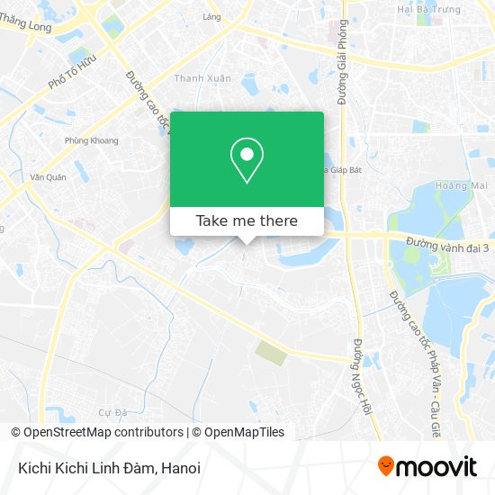 Kichi Kichi Linh Đàm map