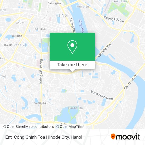 Ent_Cổng Chính Tòa Hinode City map