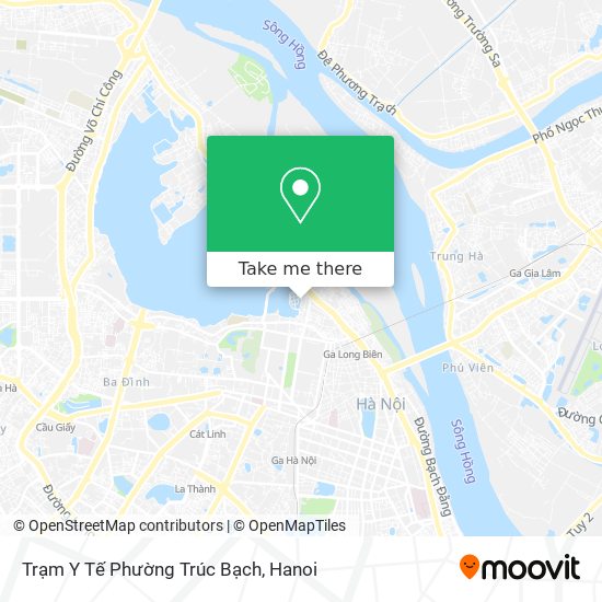 Trạm Y Tế Phường Trúc Bạch map