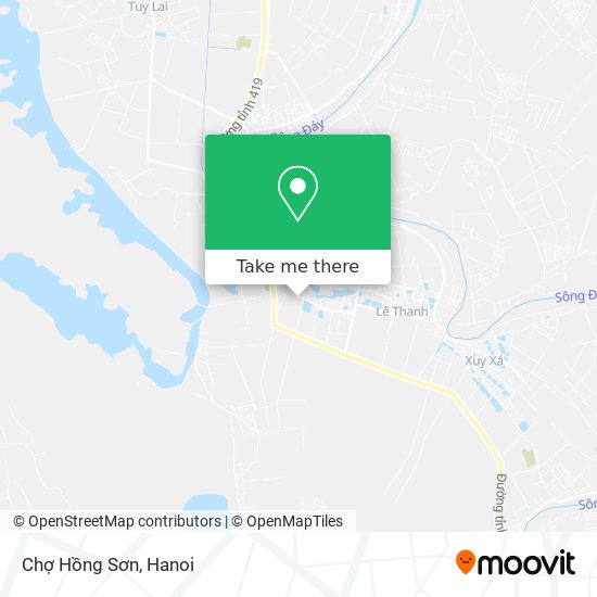 Chợ Hồng Sơn map