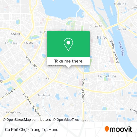 Cà Phê Chợ - Trung Tự map