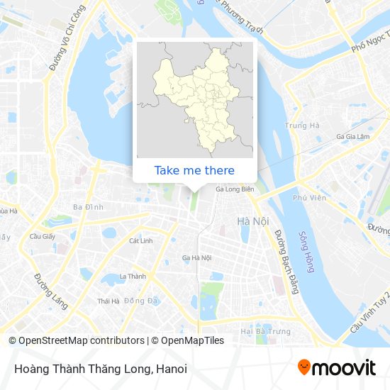 Hoàng Thành Thăng Long map