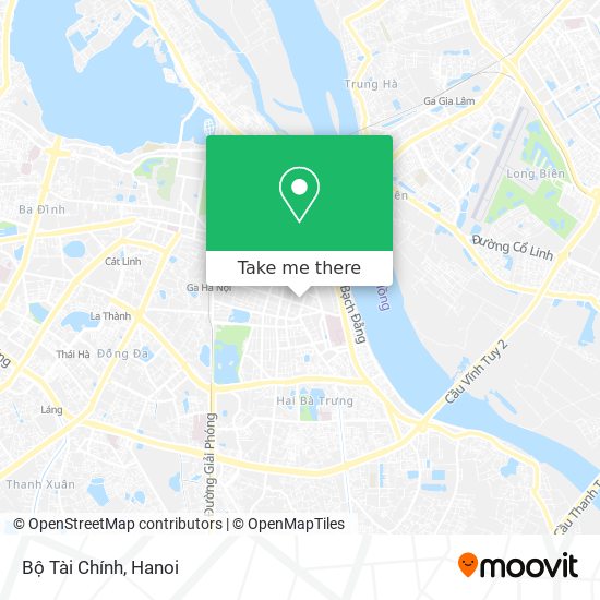 Bộ Tài Chính map