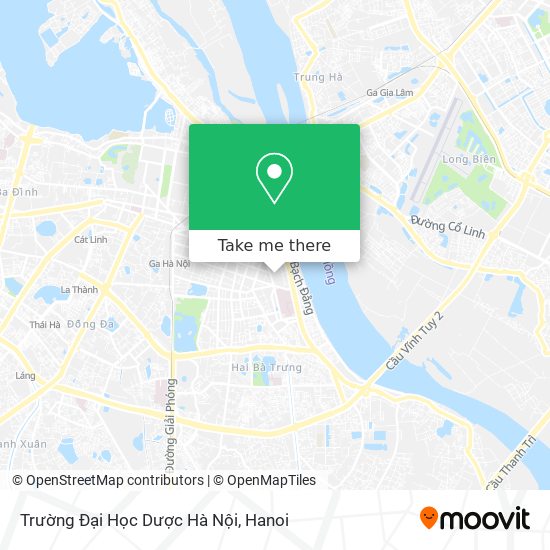 Trường Đại Học Dược Hà Nội map