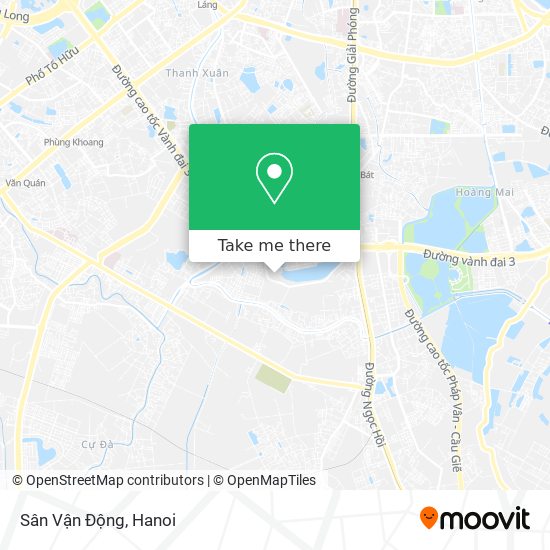 Sân Vận Động map