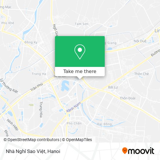 Nhà Nghỉ Sao Việt map