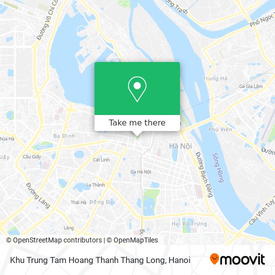 Khu Trung Tam Hoang Thanh Thang Long map