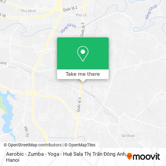 Aerobic - Zumba - Yoga - Huệ Sala Thị Trấn Đông Anh map