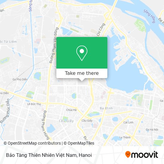 Bảo Tàng Thiên Nhiên Việt Nam map