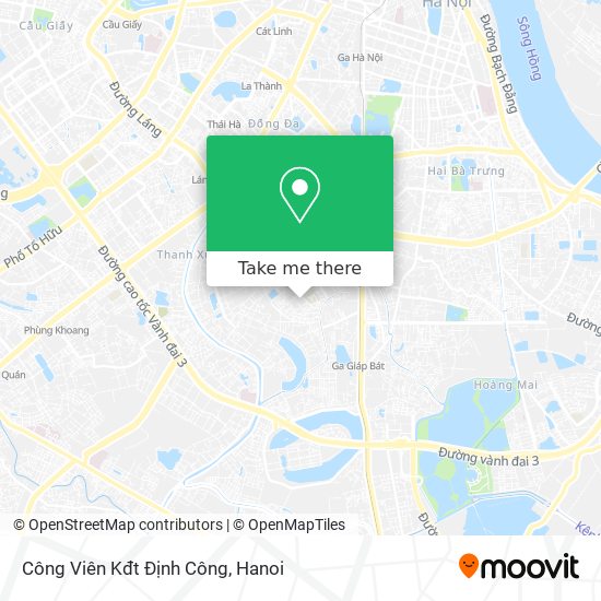 Công Viên Kđt Định Công map
