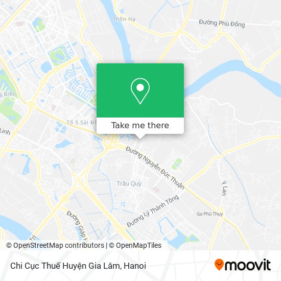 Chi Cục Thuế Huyện Gia Lâm map