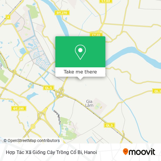 Hợp Tác Xã Giống Cây Trồng Cổ Bi map