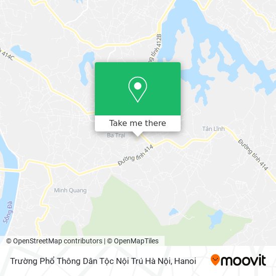 Trường Phổ Thông Dân Tộc Nội Trú Hà Nội map