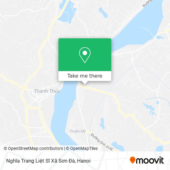 Nghĩa Trang Liệt Sĩ Xã Sơn Đà map