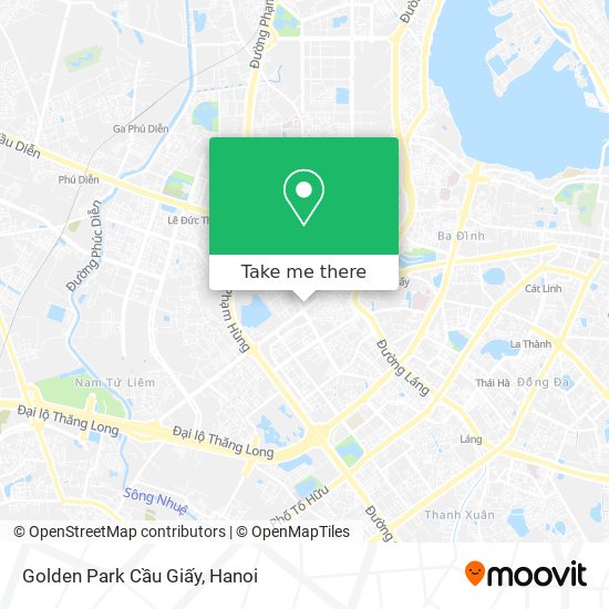 Golden Park Cầu Giấy map