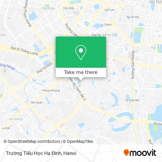 Trường Tiểu Học Hạ Đình map