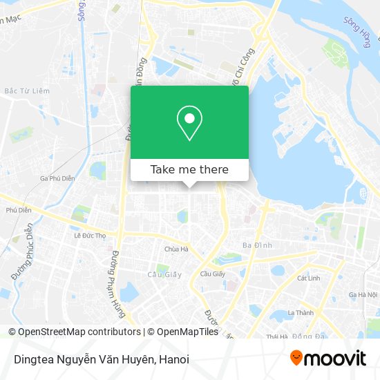 Dingtea Nguyễn Văn Huyên map