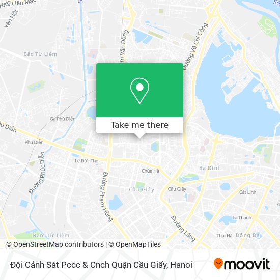 Đội Cảnh Sát Pccc & Cnch Quận Cầu Giấy map