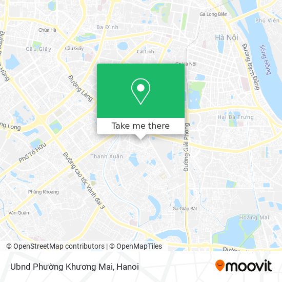 Ubnd Phường Khương Mai map