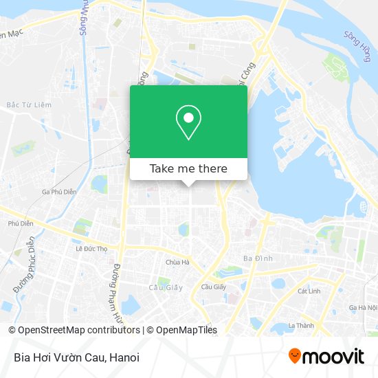 Bia Hơi Vườn Cau map