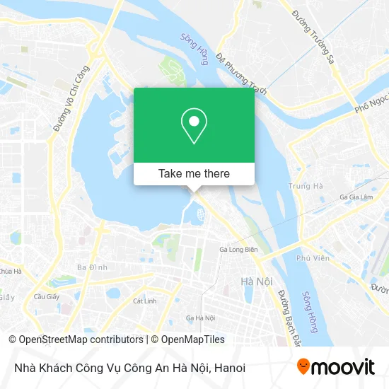 Nhà Khách Công Vụ Công An Hà Nội map