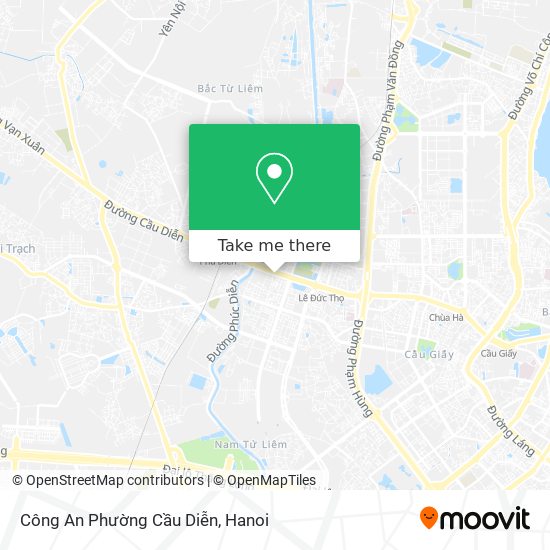 Công An Phường Cầu Diễn map