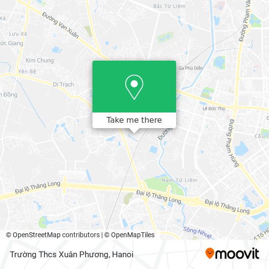 Trường Thcs Xuân Phương map