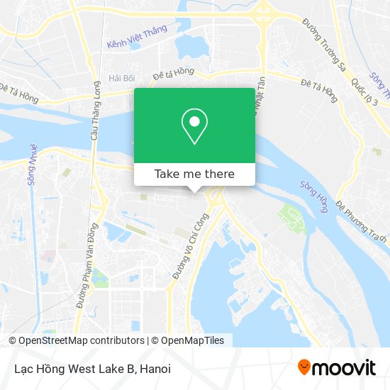 Lạc Hồng West Lake B map