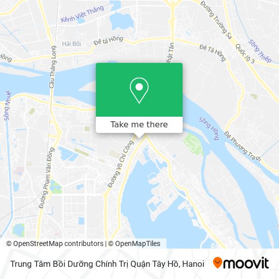 Trung Tâm Bồi Dưỡng Chính Trị Quận Tây Hồ map