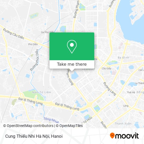 Cung Thiếu Nhi Hà Nội map