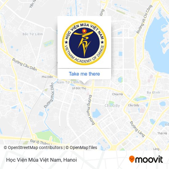 Học Viện Múa Việt Nam map