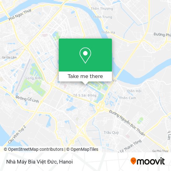 Nhà Máy Bia Việt Đức map