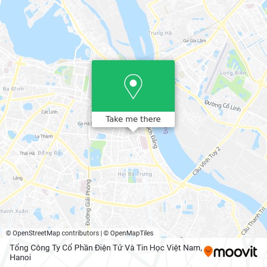 Tổng Công Ty Cổ Phần Điện Tử Và Tin Học Việt Nam map