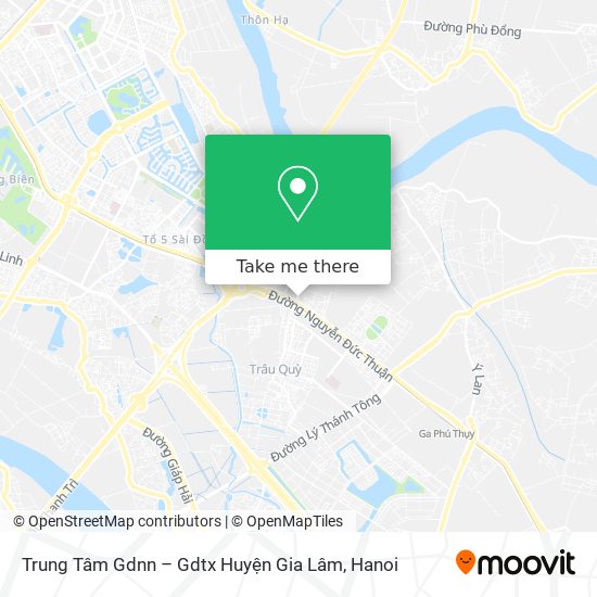 Trung Tâm Gdnn – Gdtx Huyện Gia Lâm map