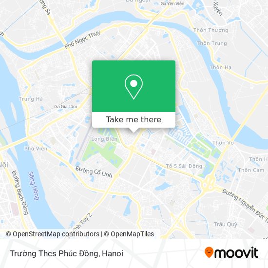 Trường Thcs Phúc Đồng map