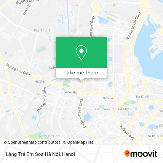 Làng Trẻ Em Sos Hà Nội map