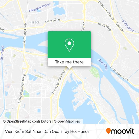 Viện Kiểm Sát Nhân Dân Quận Tây Hồ map