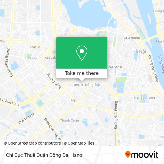 Chi Cục Thuế Quận Đống Đa map