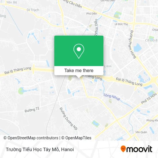 Trường Tiểu Học Tây Mỗ map