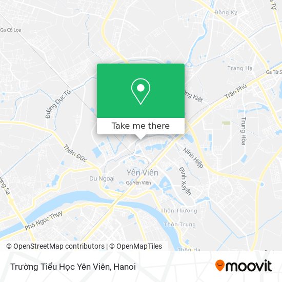 Trường Tiểu Học Yên Viên map