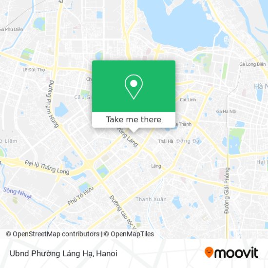 Ubnd Phường Láng Hạ map