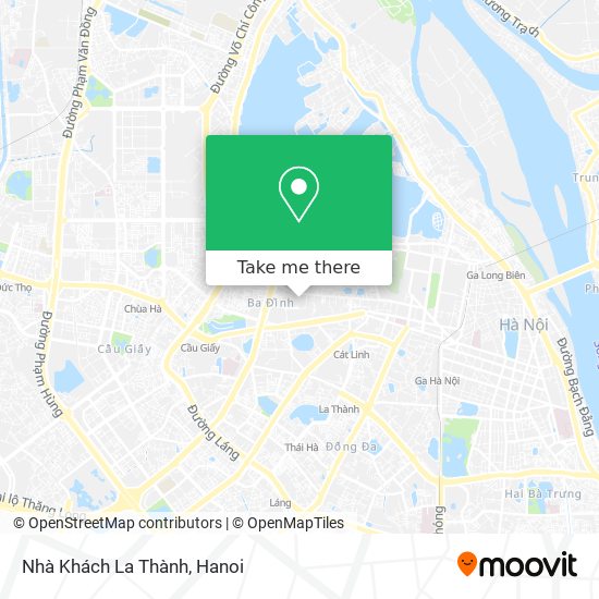 Nhà Khách La Thành map