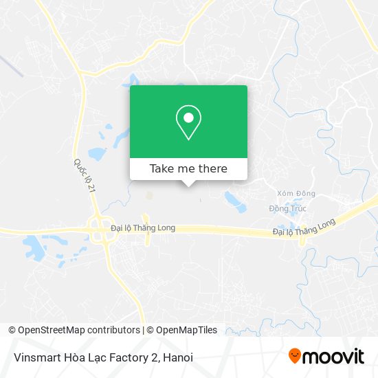 Vinsmart Hòa Lạc Factory 2 map
