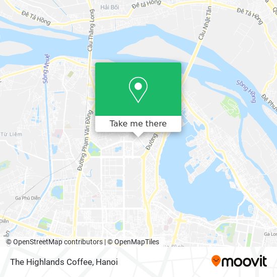 The Highlands Coffee map