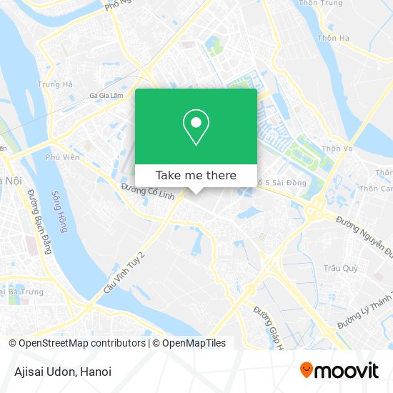 Ajisai Udon map