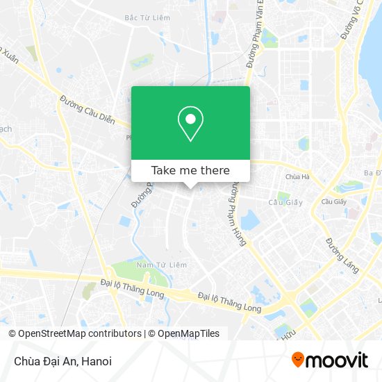 Chùa Đại An map