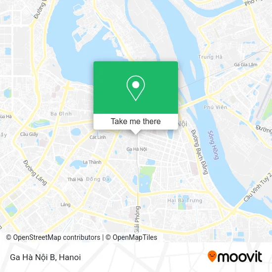 Ga Hà Nội B map