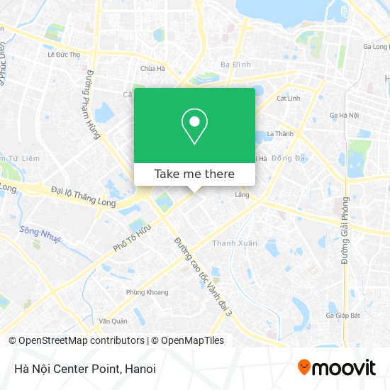 Hà Nội Center Point map