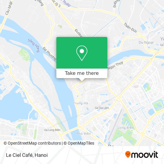 Le Ciel Café map